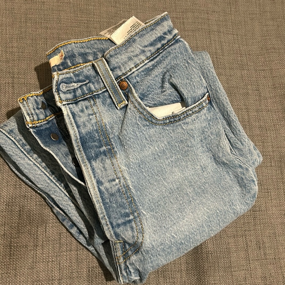 Levi’s rib cage straight in light wash